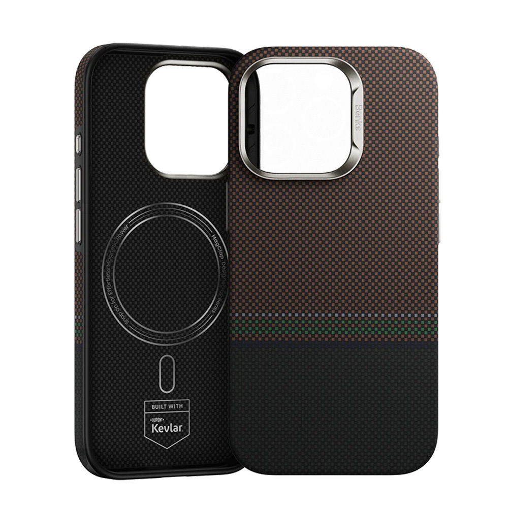 Benks Magnetic Armor Pro Prestige Kevlar 600D Case (Y065) for Apple iPhone 16 Pro (Camera Control Button)