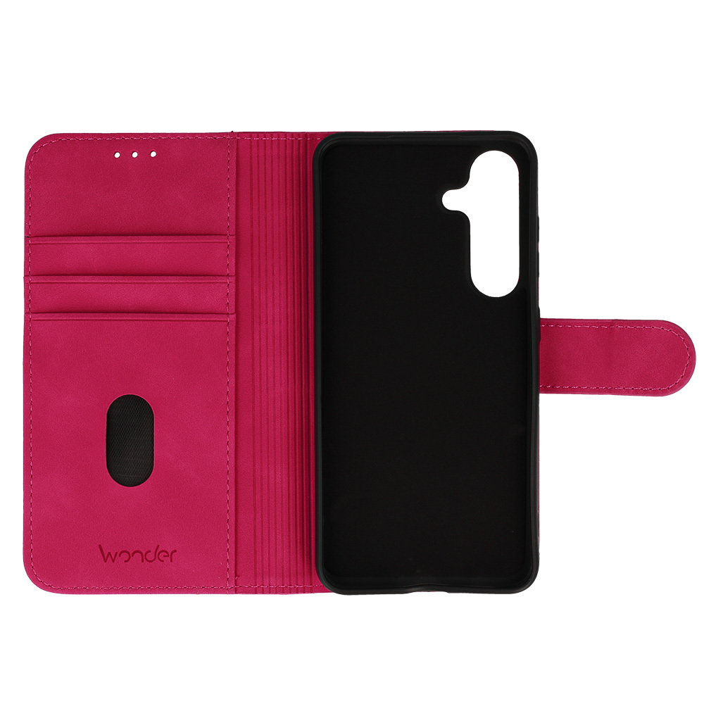 Knížkové pouzdro Wonder Fancy pro Xiaomi Redmi Note 14 5G fuchsia