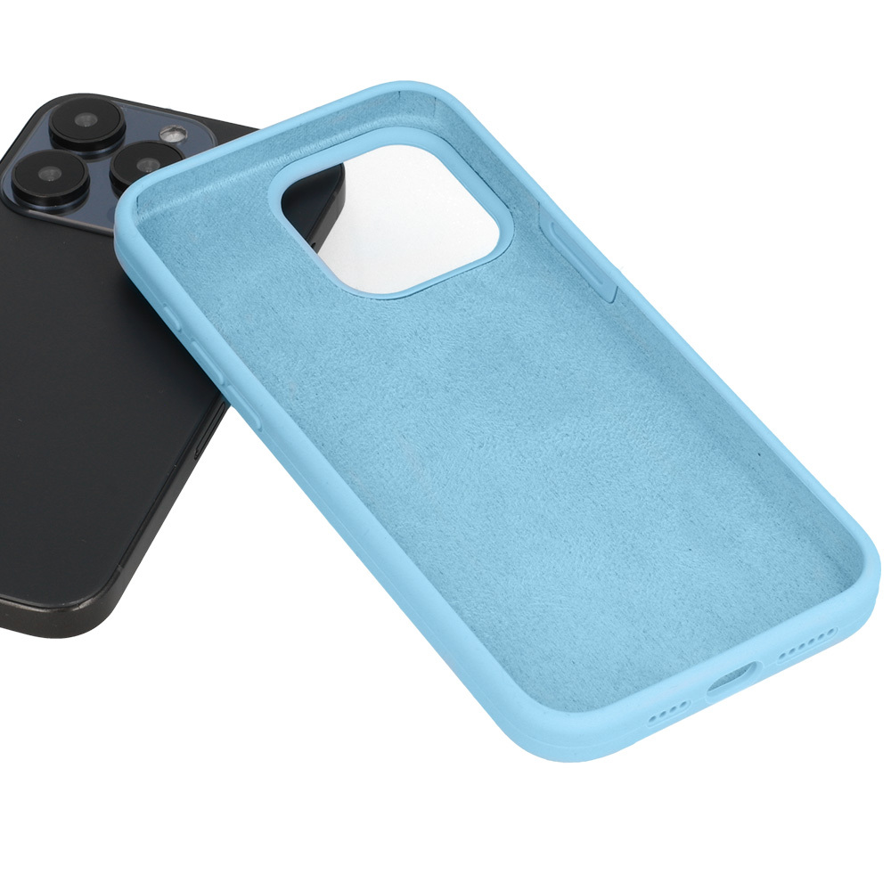 Kryt Silicone Lite pro Samsung Galaxy A36 5G , barva světle modrá