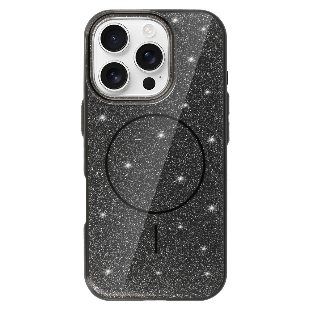 Kryt Magsafe Slim Shiny pro Apple iPhone 16 , barva černá