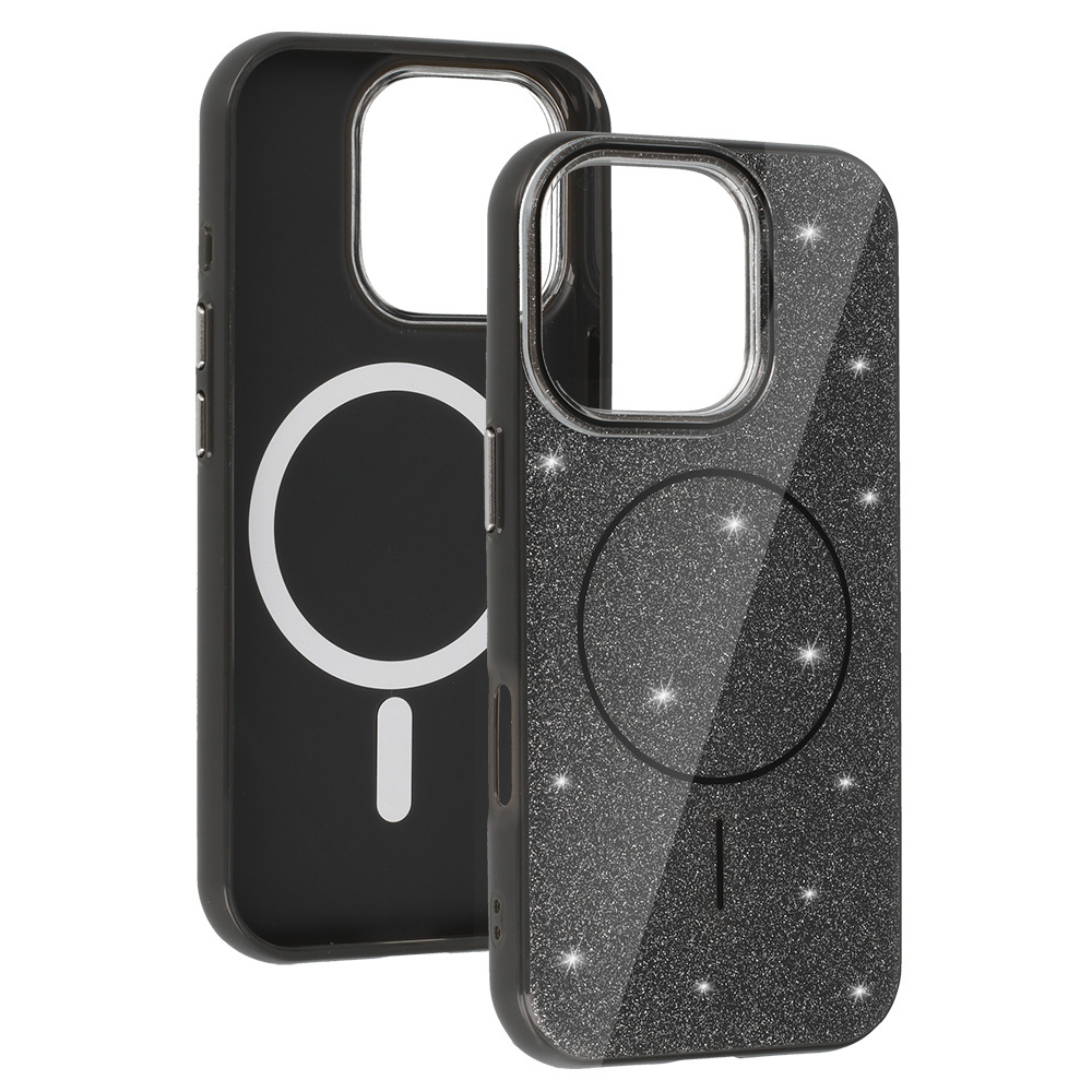 Kryt Magsafe Slim Shiny pro Apple iPhone 16 , barva černá