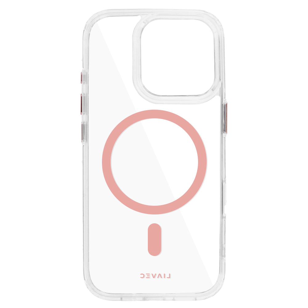 Liavec Glossy Magsafe Kryt ClearCase pro Apple iPhone 16 Pro różowy