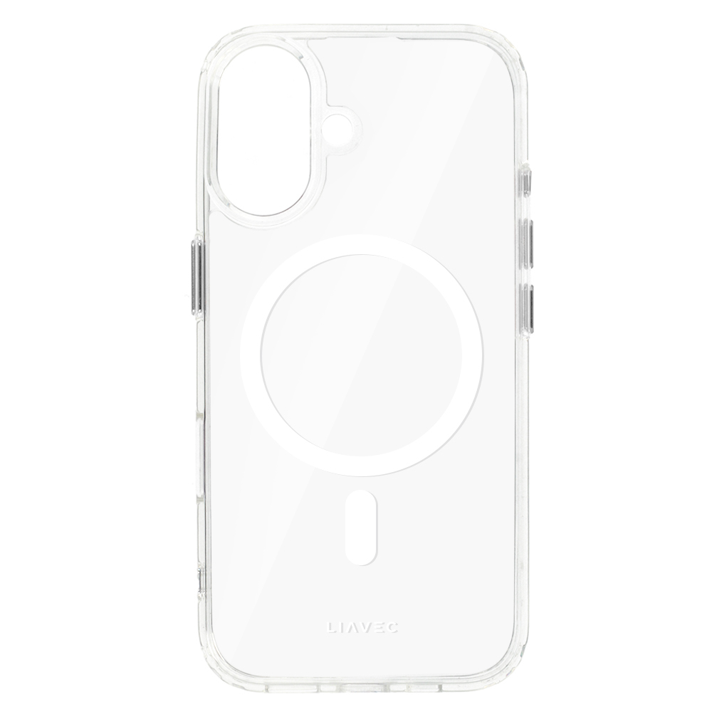 Liavec Glossy Magsafe Kryt ClearCase pro Apple iPhone 16 , barva bílá