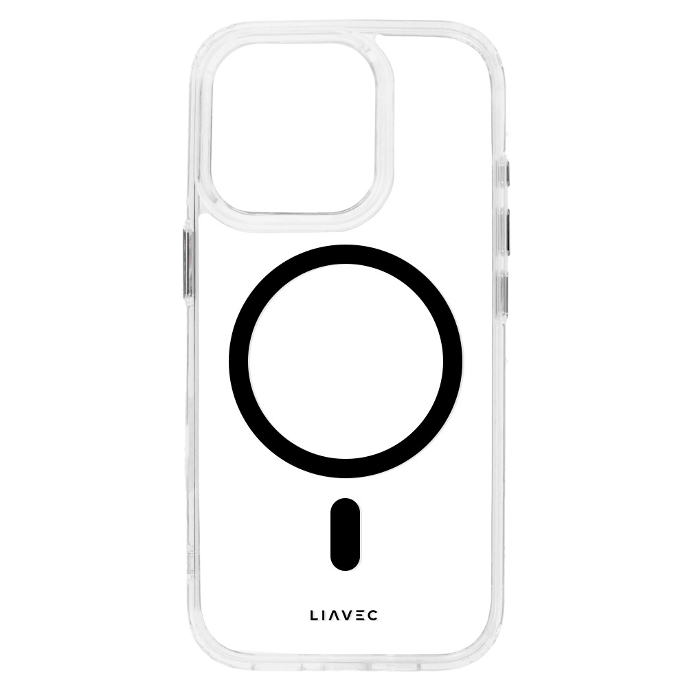 Liavec Glossy Magsafe Kryt ClearCase pro Apple iPhone 15 , barva černá