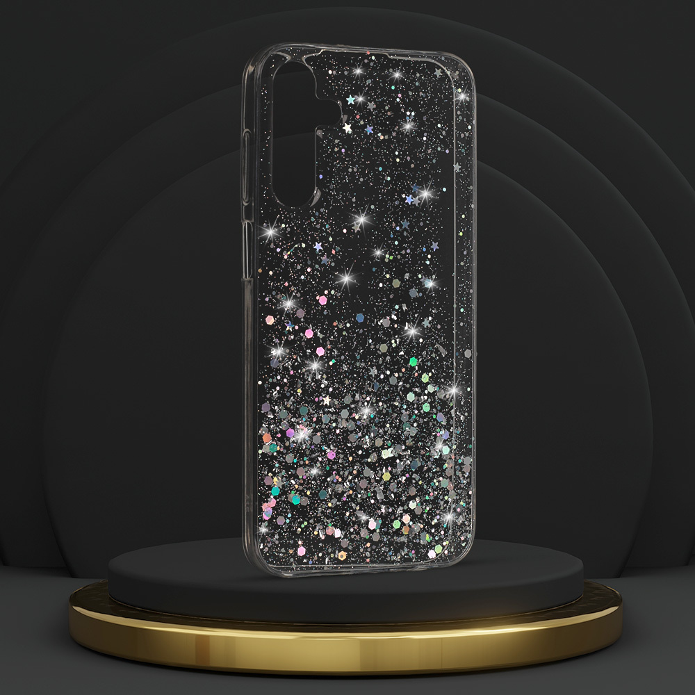 Kryt třpytivý Brilliant pro Samsung Galaxy A55 5G , barva čirá