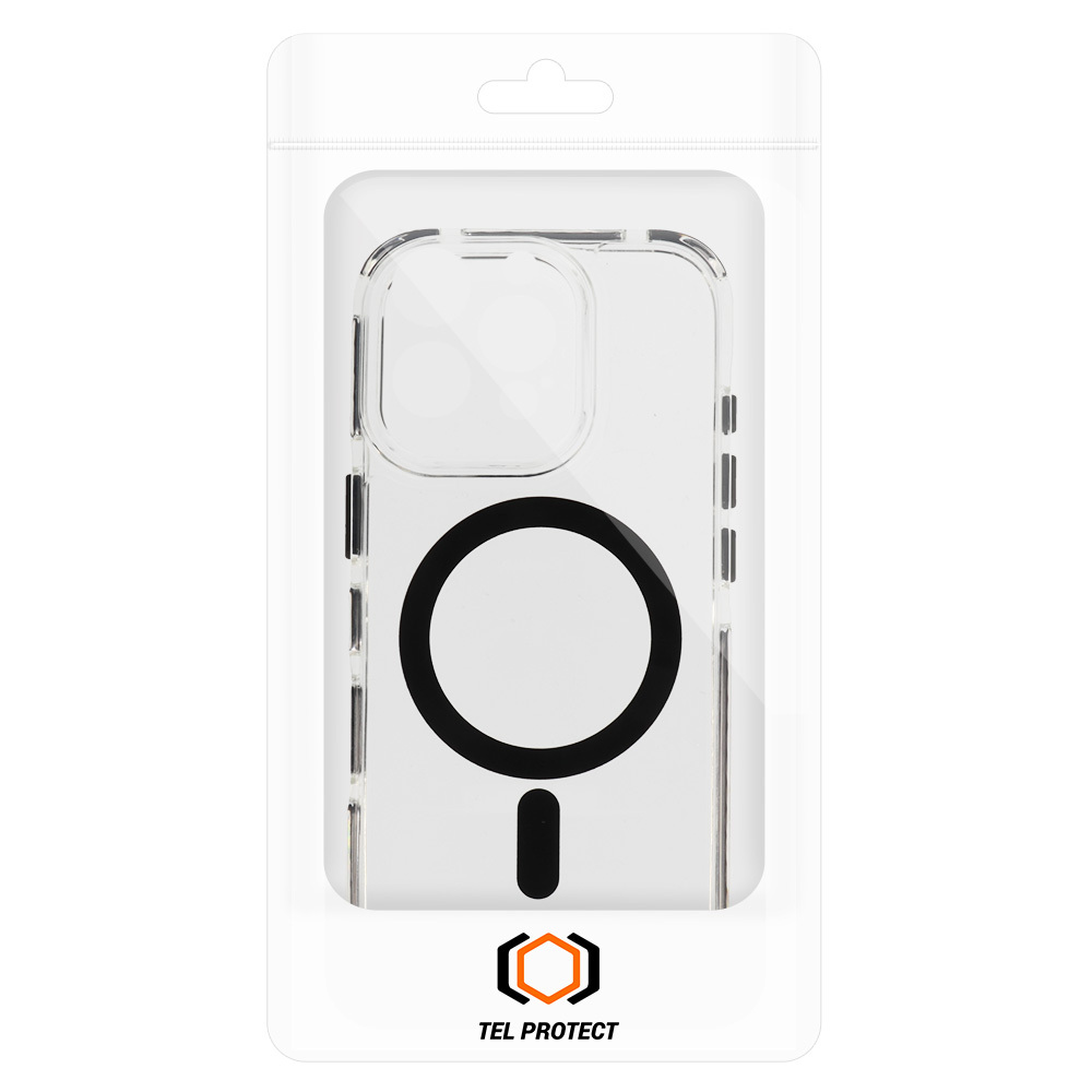 Tel Protect Strap Kryt ClearCase pro Apple iPhone 15 , barva černá