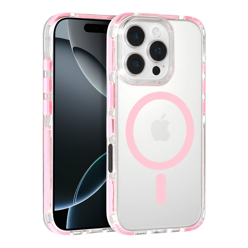 Tel Protect Strap Kryt ClearCase pro Apple iPhone 17 Air , barva růžová