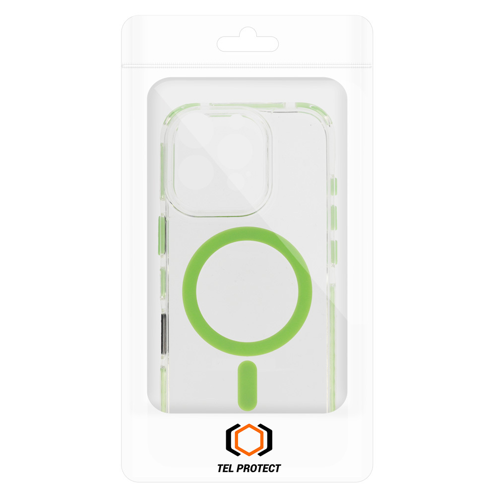 Tel Protect Strap Kryt ClearCase pro Apple iPhone 17 Pro Max , barva zelená
