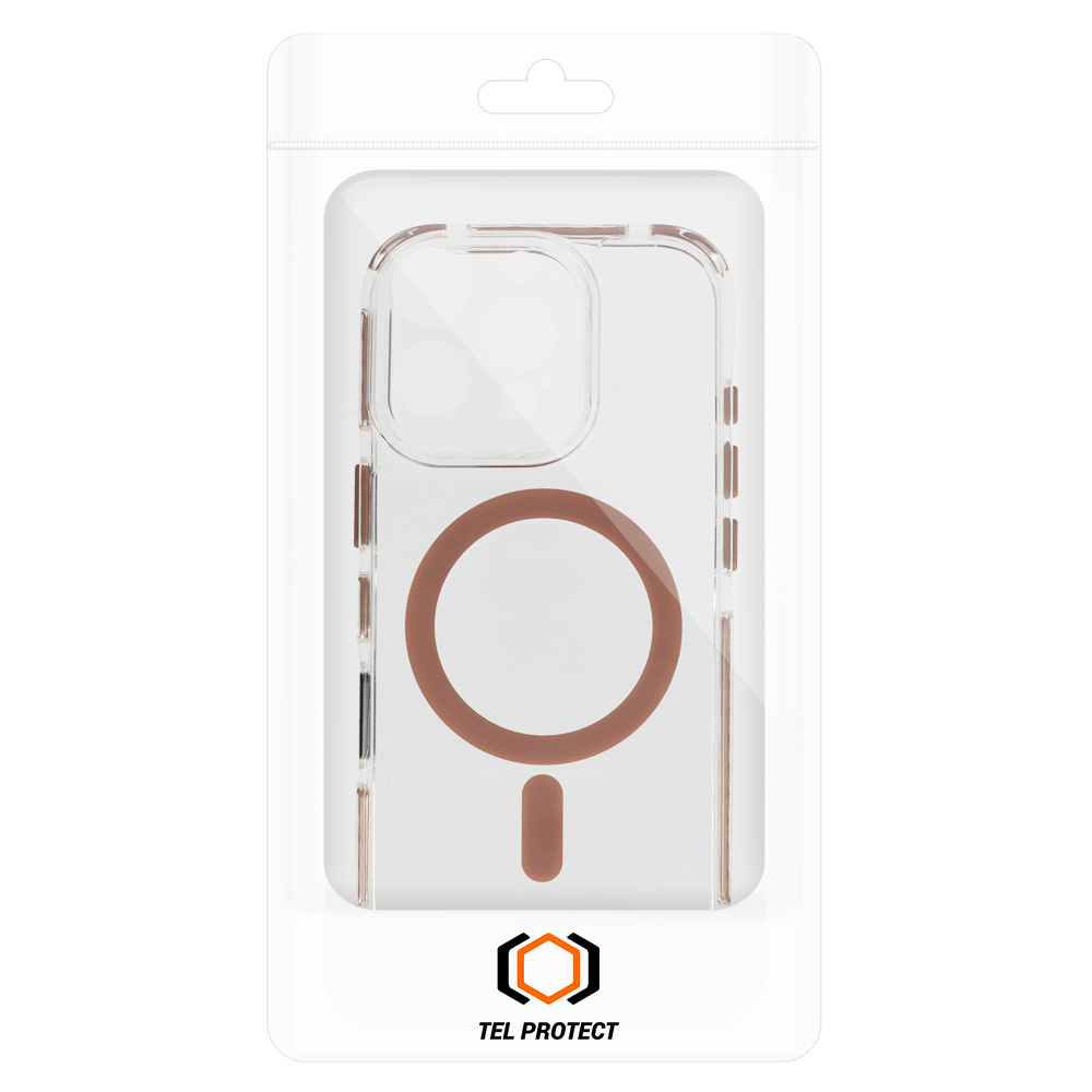 Tel Protect Strap Kryt ClearCase pro Apple iPhone 17 Pro Max , barva zlatá