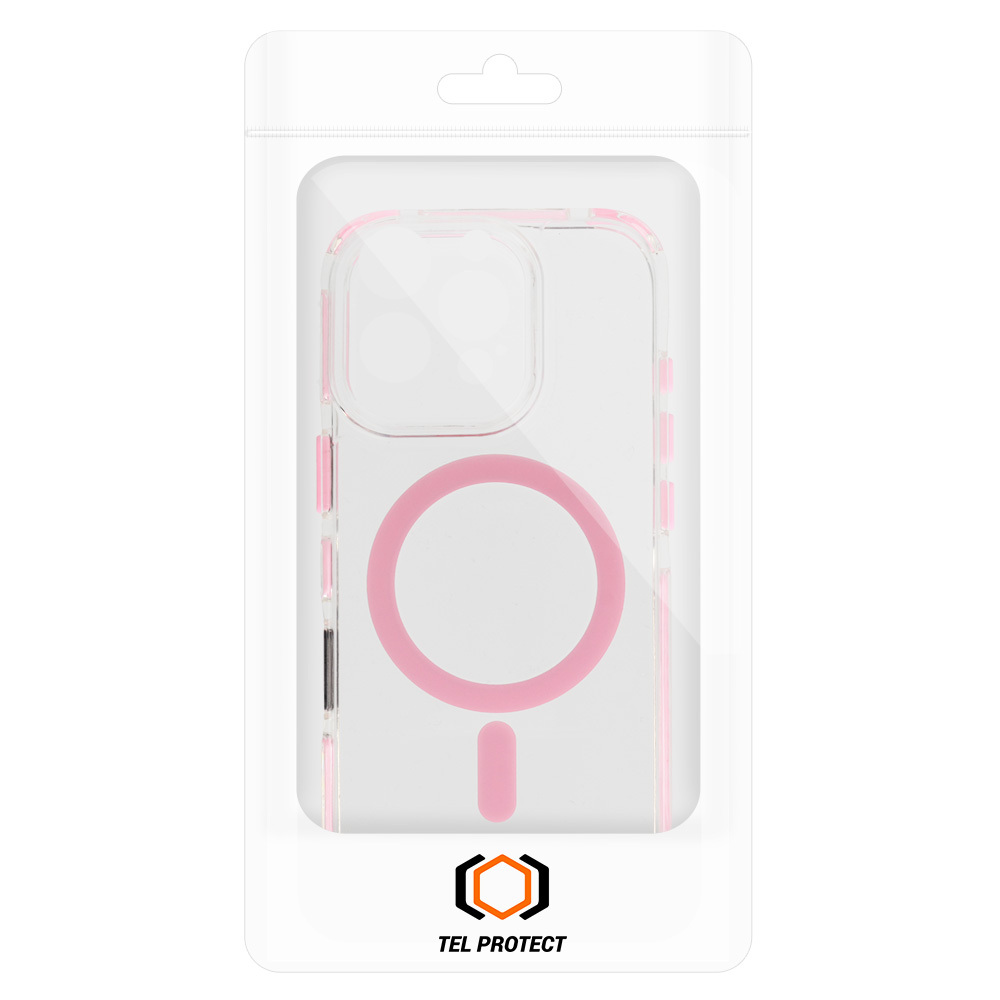 Tel Protect Strap Kryt ClearCase pro Apple iPhone 17 , barva růžová