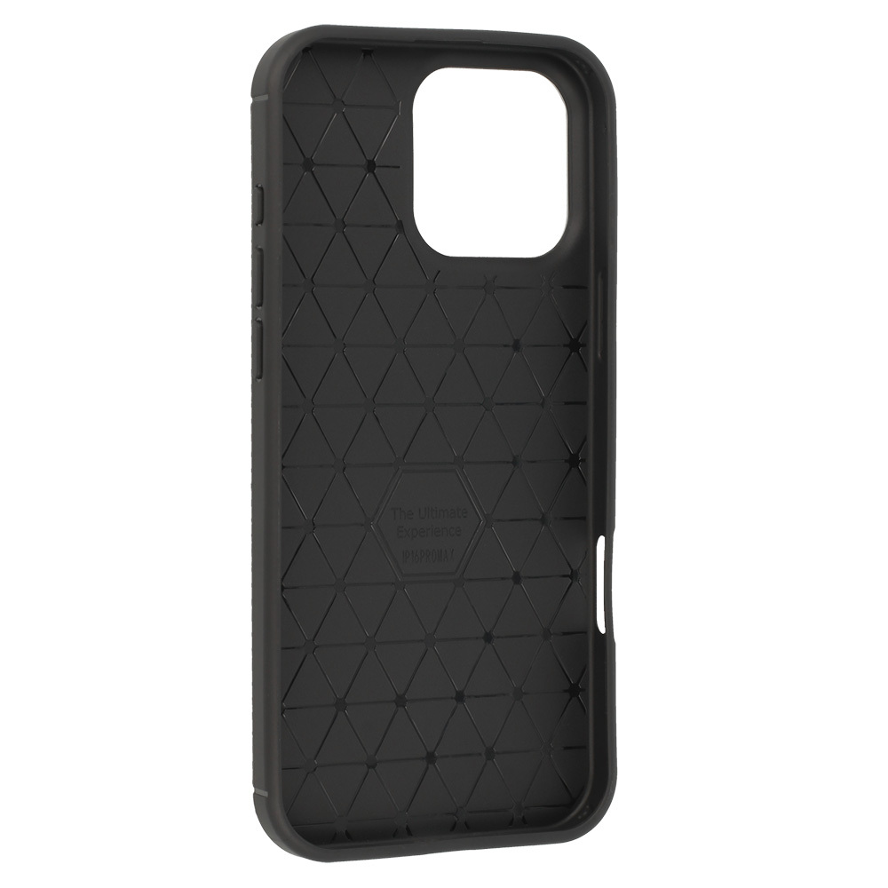 Kryt Carbon Elite pro Apple iPhone 16 Pro Max , barva černá
