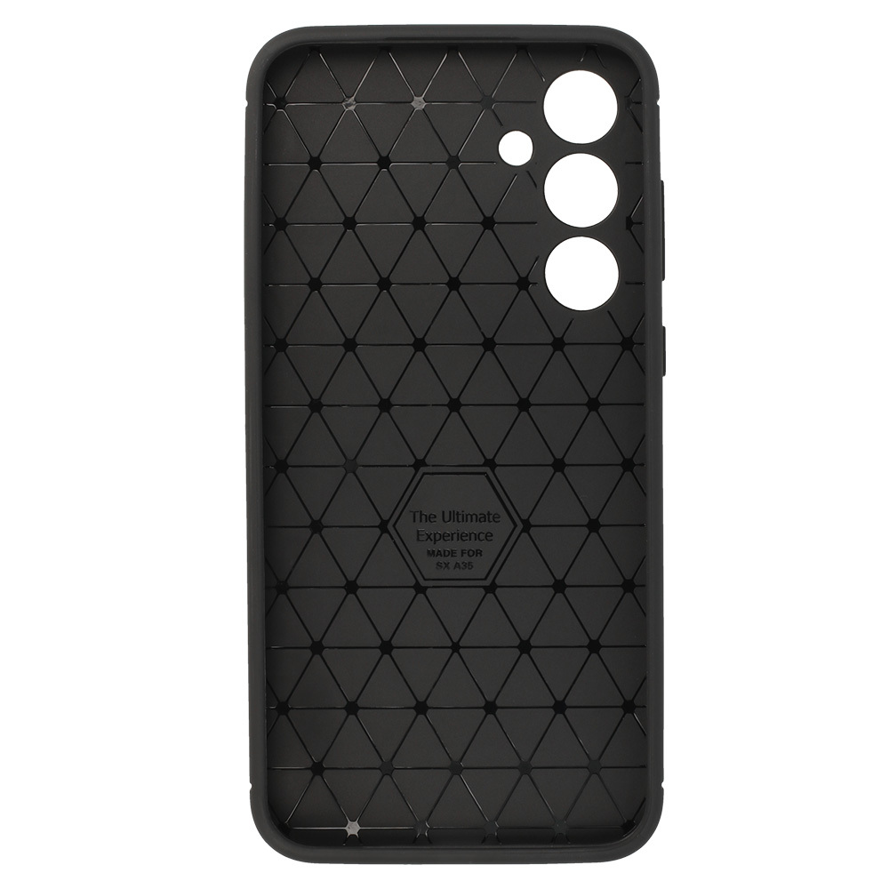Kryt Carbon Elite pro Samsung Galaxy A35 5G , barva černá