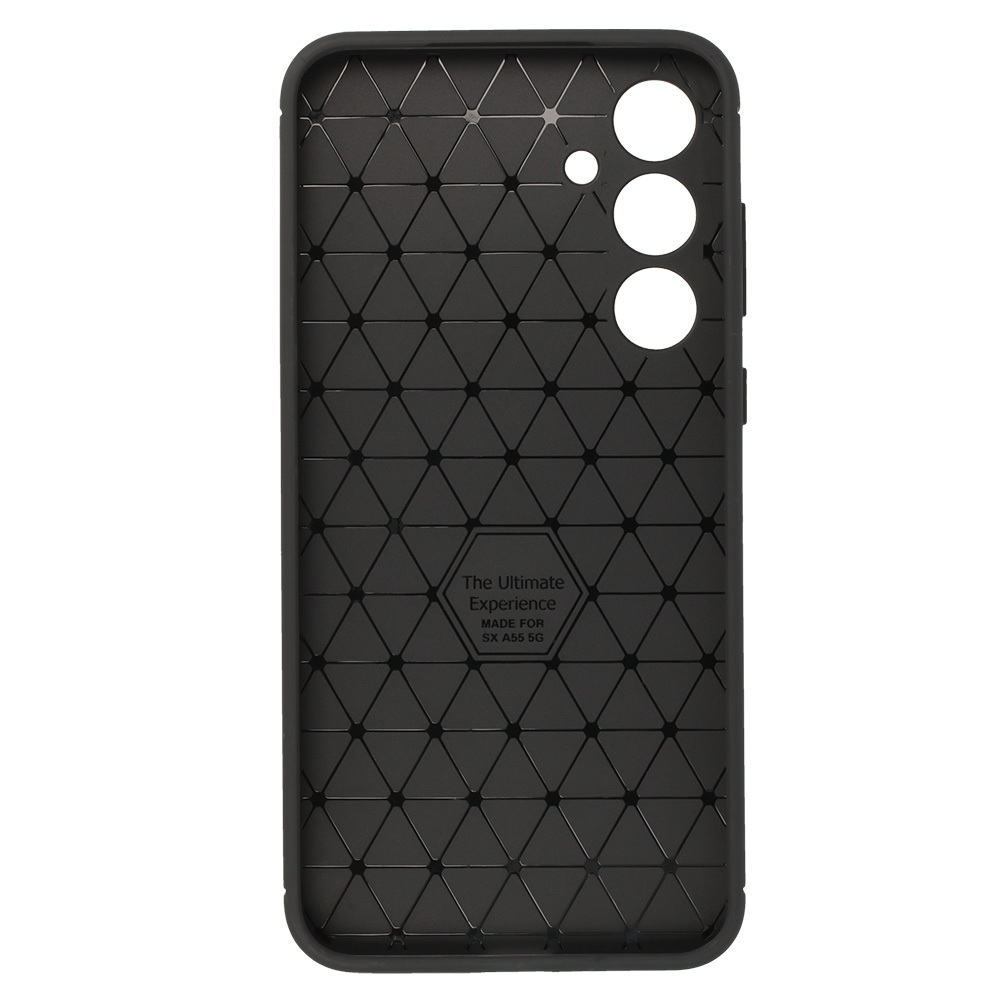 Kryt Carbon Elite pro Samsung Galaxy A55 5G , barva černá