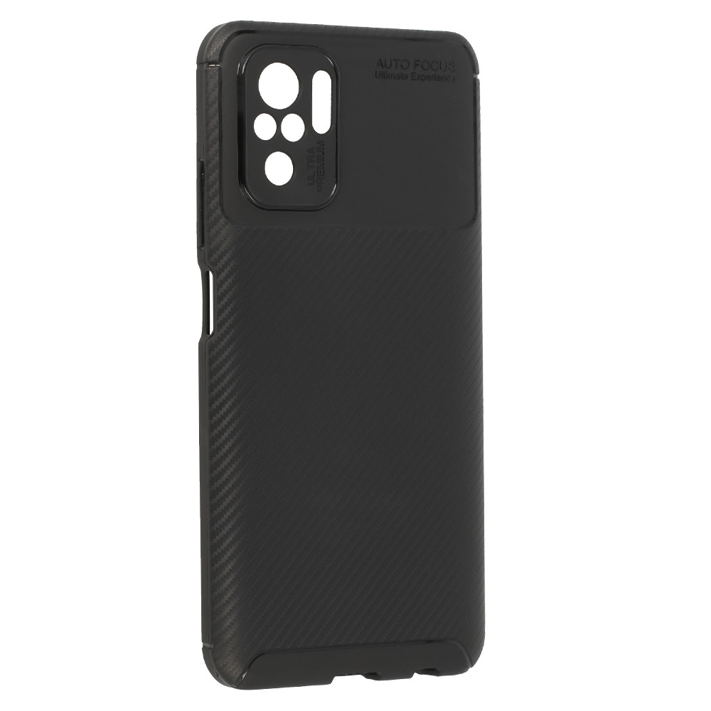 Kryt Carbon Elite pro Xiaomi Redmi Note 10/Note 10S/Poco M5S , barva černá