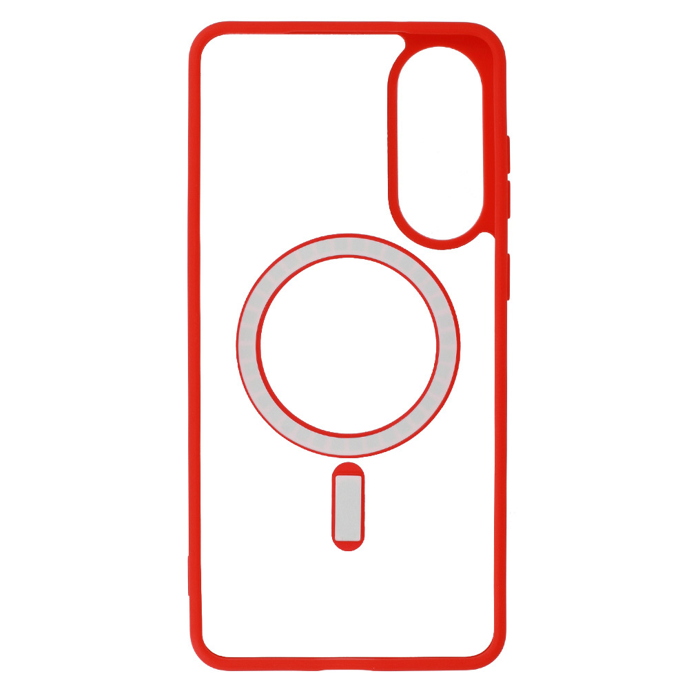 Kryt Acryl Color MagSafe pro Samsung Galaxy S25 Edge , barva červená