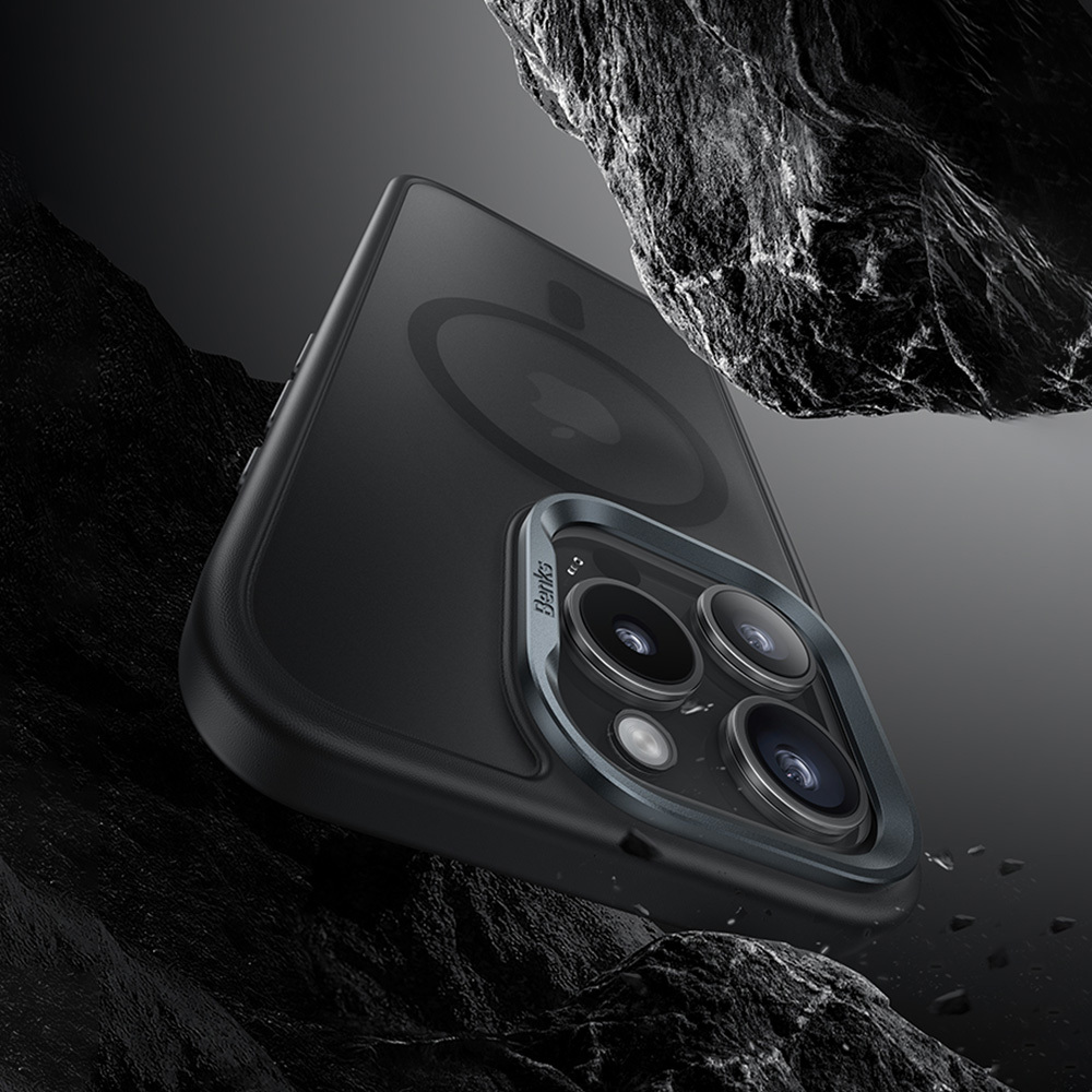 Benks Magnetic Mist Case Metal Frame for Apple iPhone 16 Pro Max , barva šedá