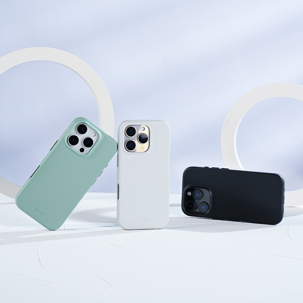 Benks Magnetic Vita Pro Silicone Case for Apple iPhone 16 Pro Max , barva šedá