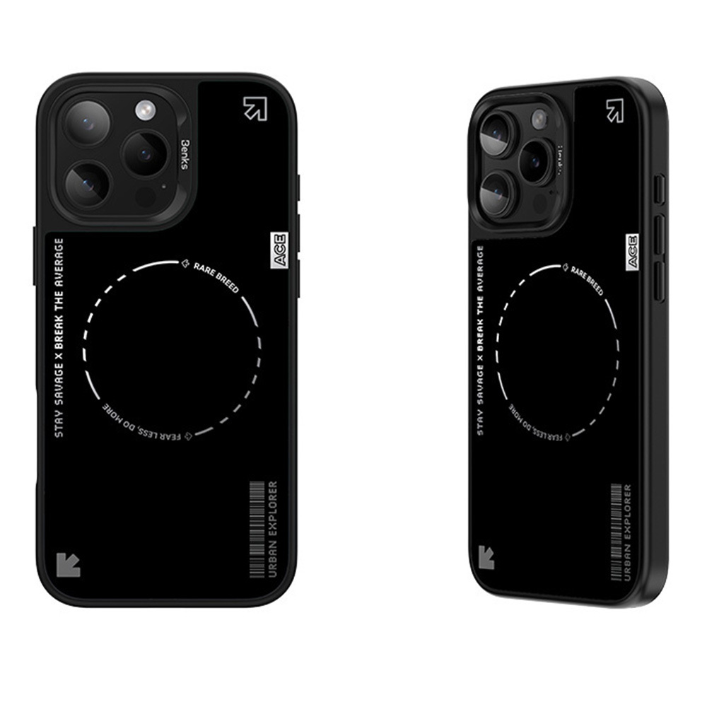 Benks Dynamic Minimalist Case for Apple iPhone 16 , barva černá