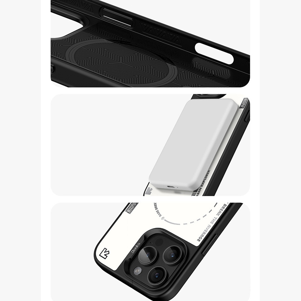 Benks Dynamic Minimalist Case for Apple iPhone 16 Pro Max , barva bílá
