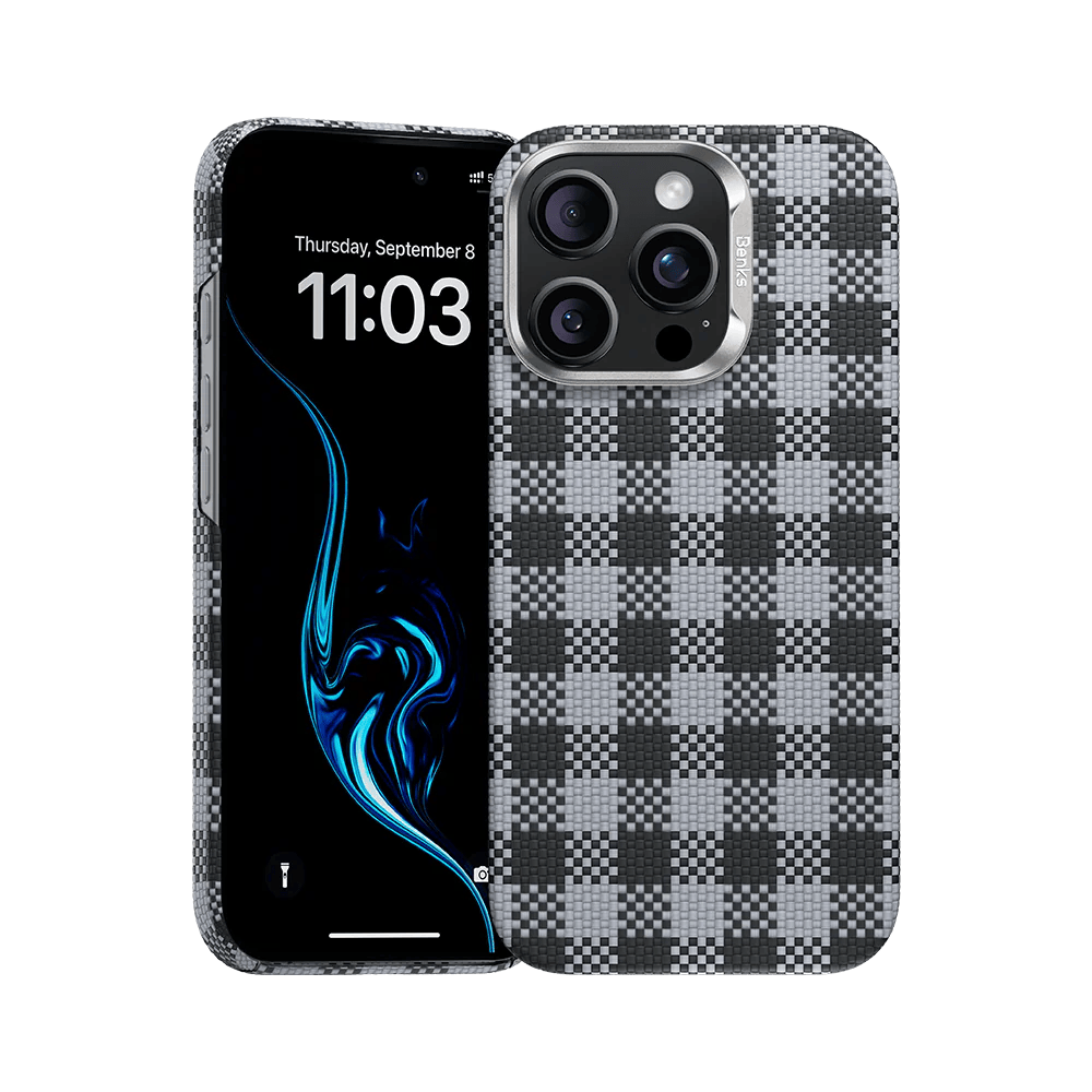 Benks Magnetic Armor Vichy Kevlar Case (BF62) for Apple iPhone 15 Pro Max , barva černá