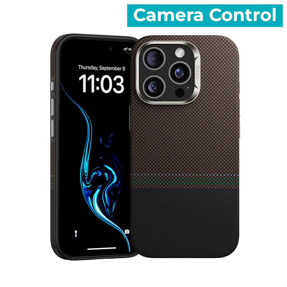 Benks Magnetic Armor Pro Prestige Kevlar 600D Case (Y065) for Apple iPhone 16 Pro (Camera Control Button)