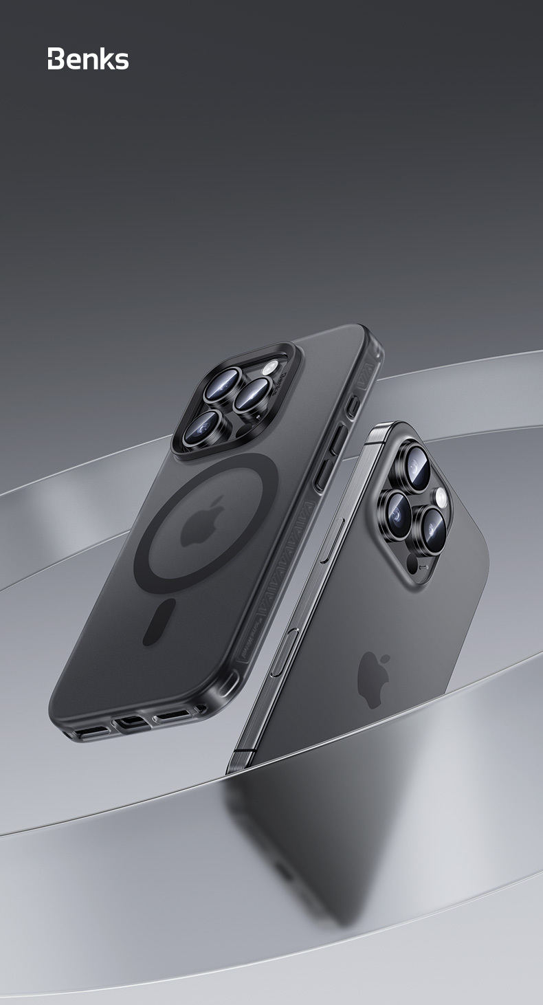 Benks Magnetic Lucid Armor Case (C066) for Apple iPhone 16 Pro Max , barva zlatá (Camera Control Button)