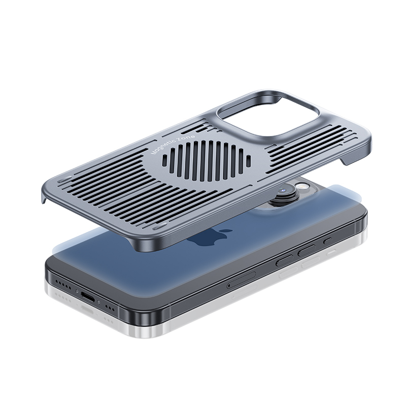 Benks Magnetic Biliz Cooling Case (0057) for Apple iPhone 14 Pro , barva šedá