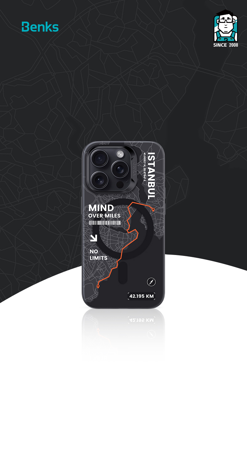 Benks Magnetic City Istanbul Case for Apple iPhone 16 Plus