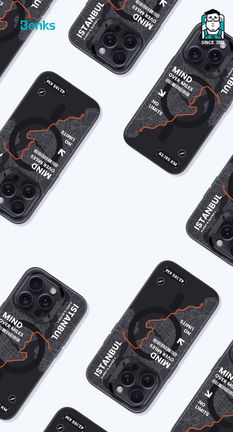 Benks Magnetic City Istanbul Case for Apple iPhone 16 Plus