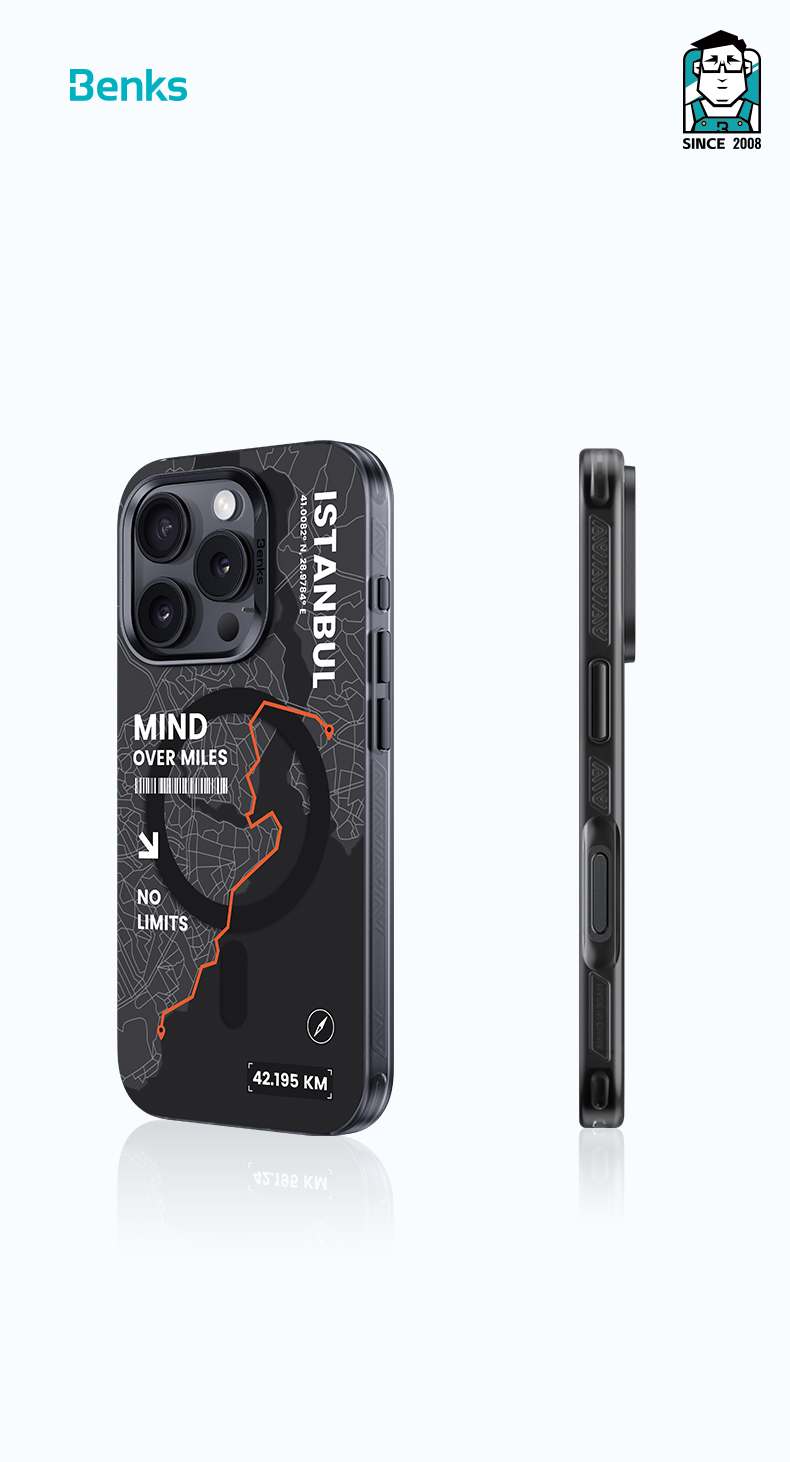 Benks Magnetic City Istanbul Case for Apple iPhone 16 Plus