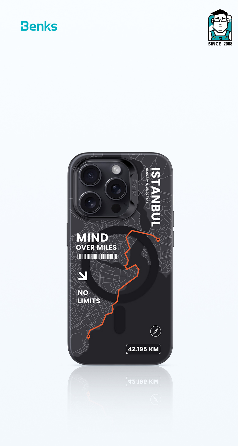 Benks Magnetic City Istanbul Case for Apple iPhone 16 Plus