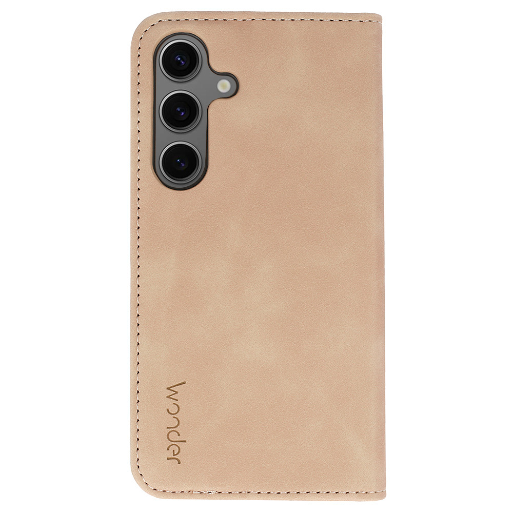 Knížkové pouzdro Wonder Smart pro Xiaomi Redmi Note 14 5G cappuccino