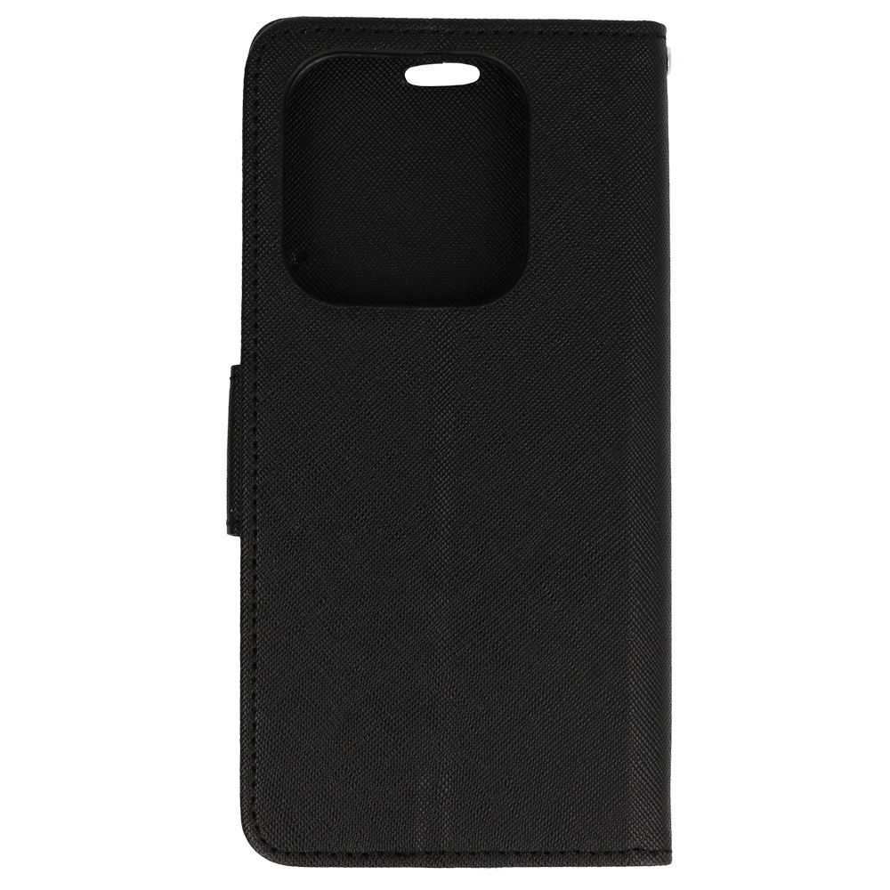 Knížkové pouzdro Fancy pro Xiaomi Redmi Note 14 5G , barva černá