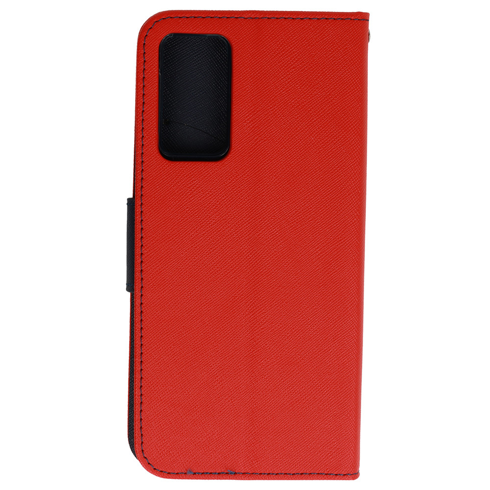 Knížkové pouzdro Fancy pro Xiaomi Redmi Note 11 Pro/Note 11 Pro 5G , barva červená-modrá
