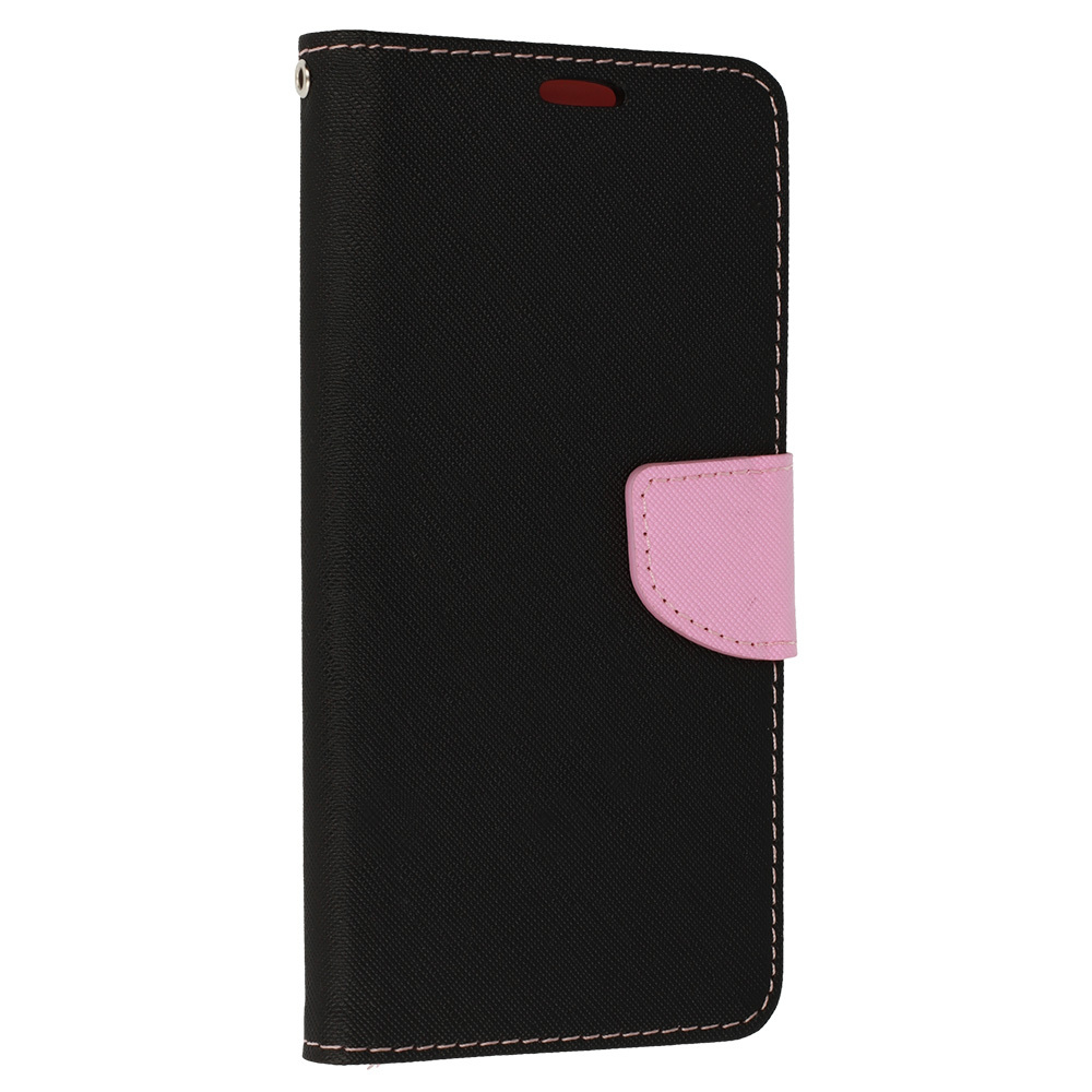 Knížkové pouzdro Fancy pro Samsung Galaxy S23 Plus , barva černá-, barva růžová