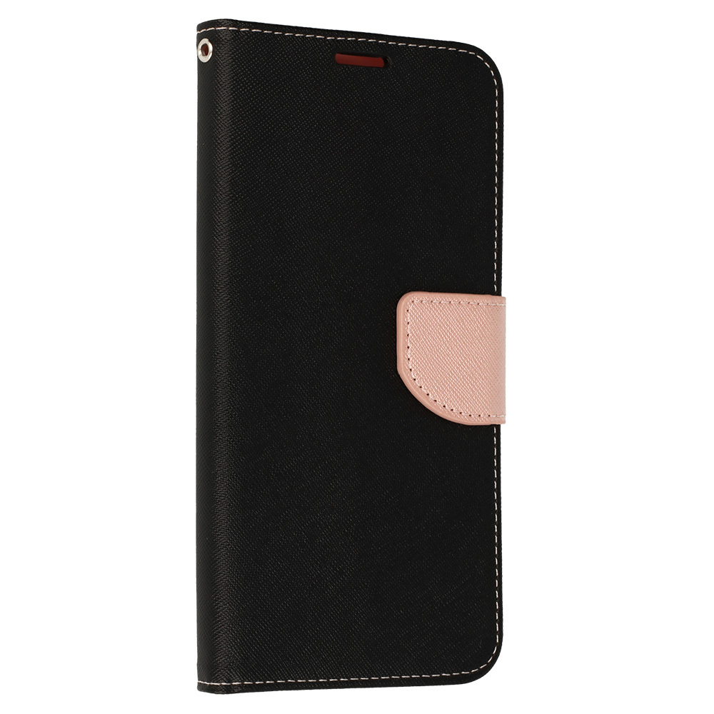 Knížkové pouzdro Fancy pro Xiaomi Redmi Note 11 5G/Note 11S 5G/Poco M4 Pro 5G , barva černá-zlatá