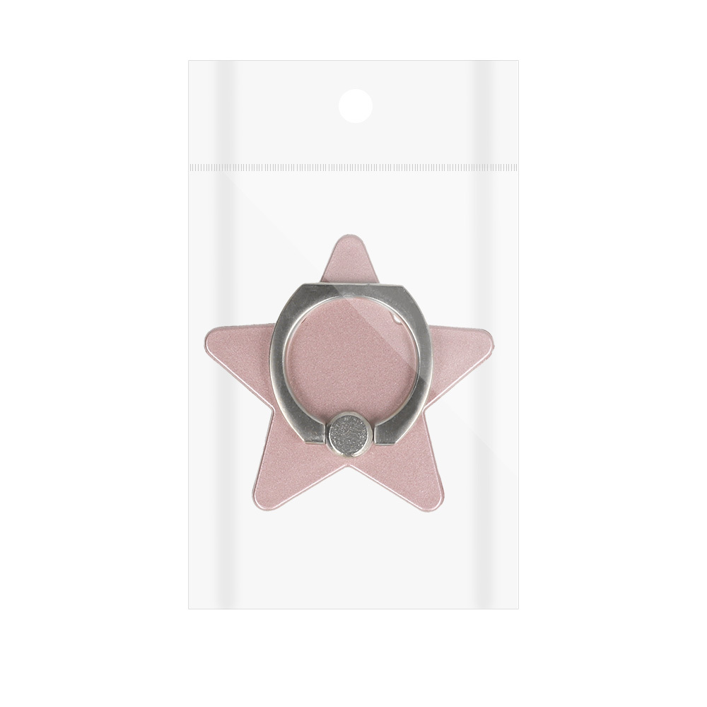 Držátko / držáček na mobil Ring STAR - , barva růžová