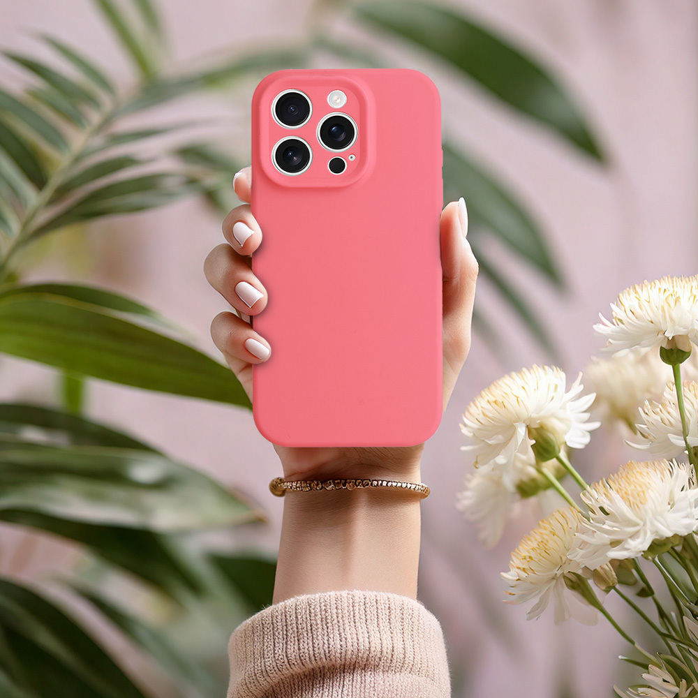 Kryt MagColor Pure Case pro Apple iPhone 15 Pro , barva červená