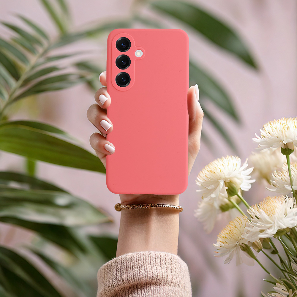 Kryt MagColor Pure Case pro Samsung Galaxy S24 , barva červená