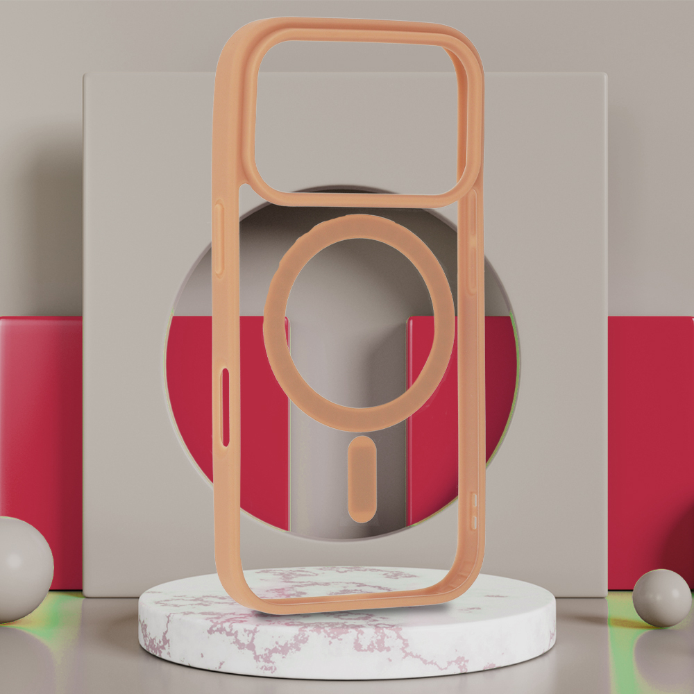 Kryt Acryl Color MagSafe pro Apple iPhone 17 Pro desert , barva titanová