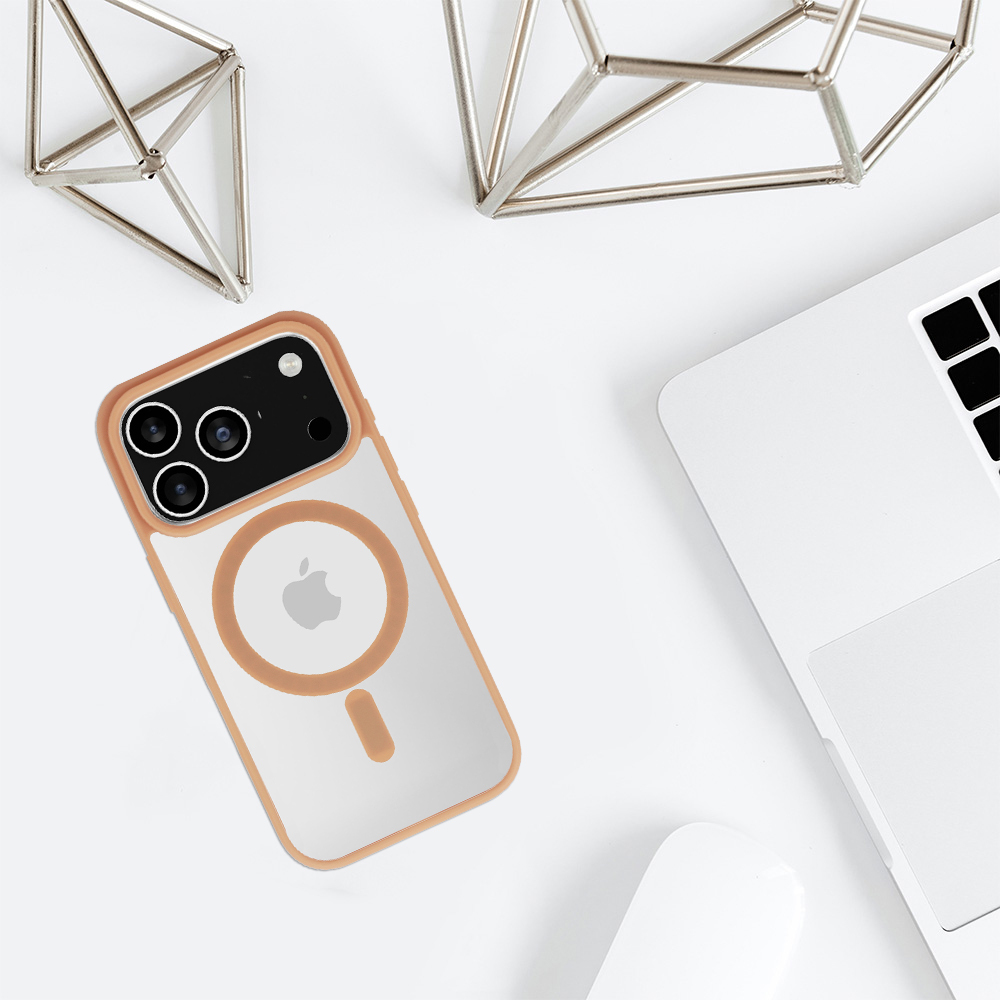 Kryt Acryl Color MagSafe pro Apple iPhone 17 Pro desert , barva titanová