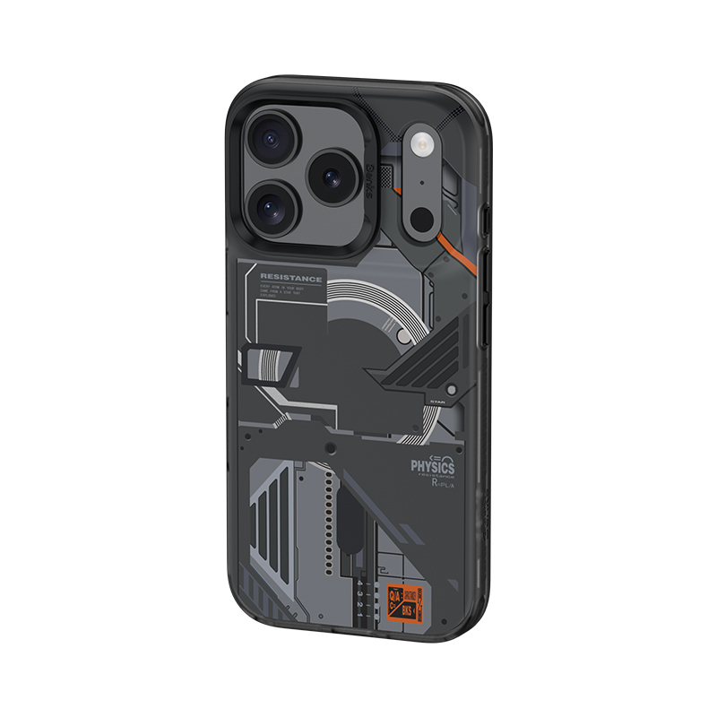 Benks Dynamic Magnetic Mecha Case (D069) for Apple iPhone 17 Pro , barva černá (Camera Control Button)
