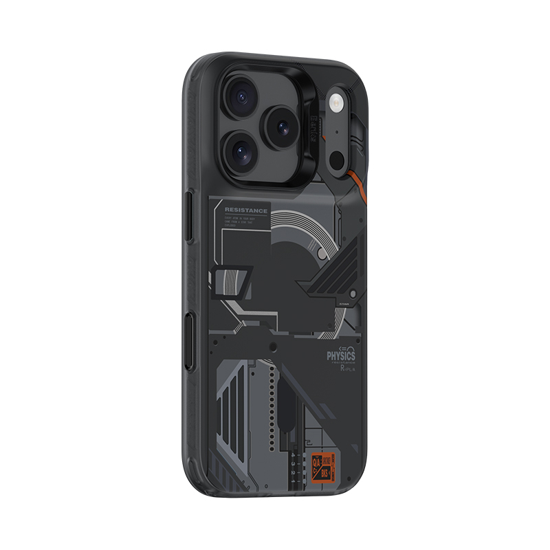 Benks Dynamic Magnetic Mecha Case (D069) for Apple iPhone 17 Pro , barva černá (Camera Control Button)