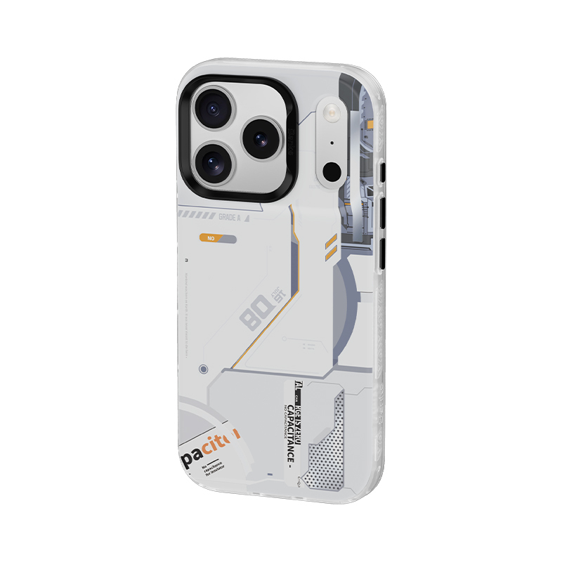 Benks Dynamic Magnetic Mecha Case (E069) for Apple iPhone 17 Pro , barva bílá (Camera Control Button)