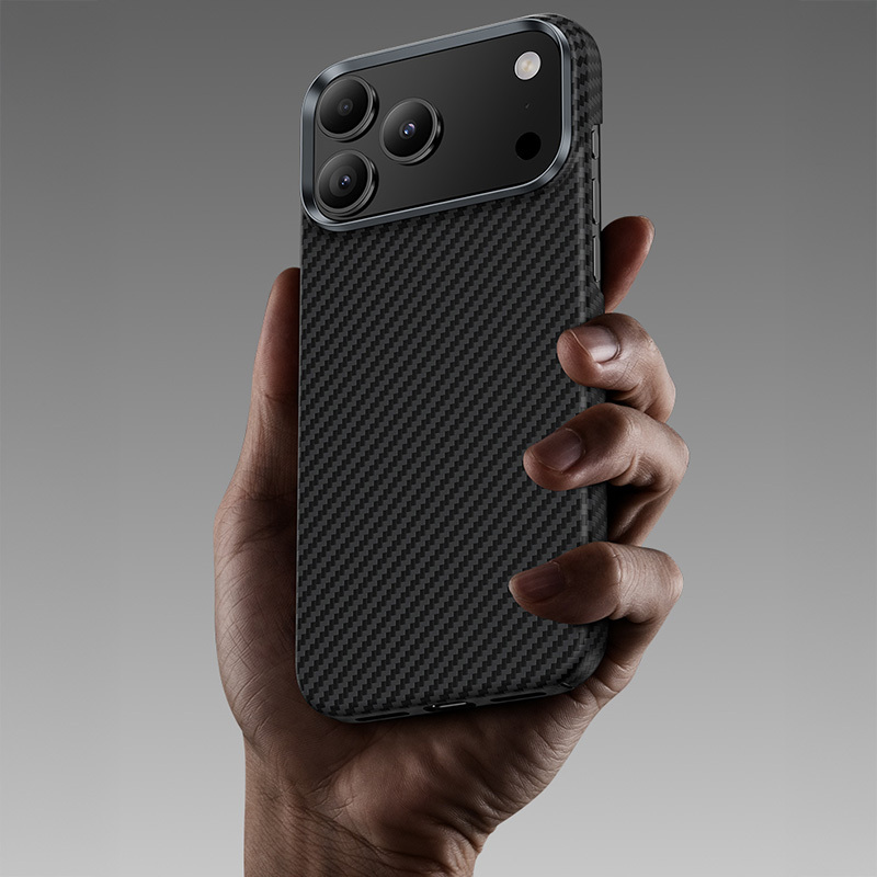 Benks Magnetic Armor Air Kevlar Case Metal Frame 600D (0068) for Apple iPhone 17 Air , barva černá