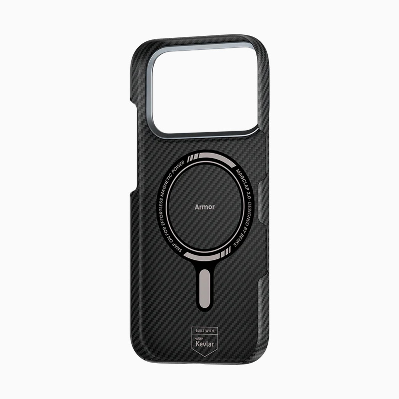 Benks Magnetic Armor Air Kevlar Case Metal Frame 600D (0070) for Apple iPhone 17 Pro Max , barva černá