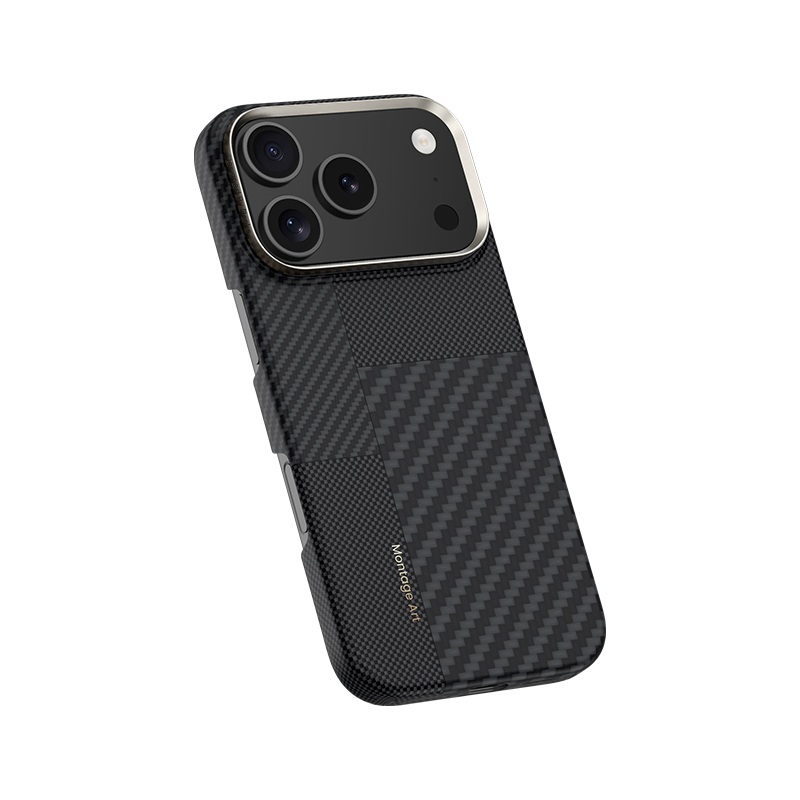 Benks Montage Magnetic Armor Air Kevlar Case Metal Frame 600D+1500D (MB69) for Apple iPhone 17 Pro , barva černá