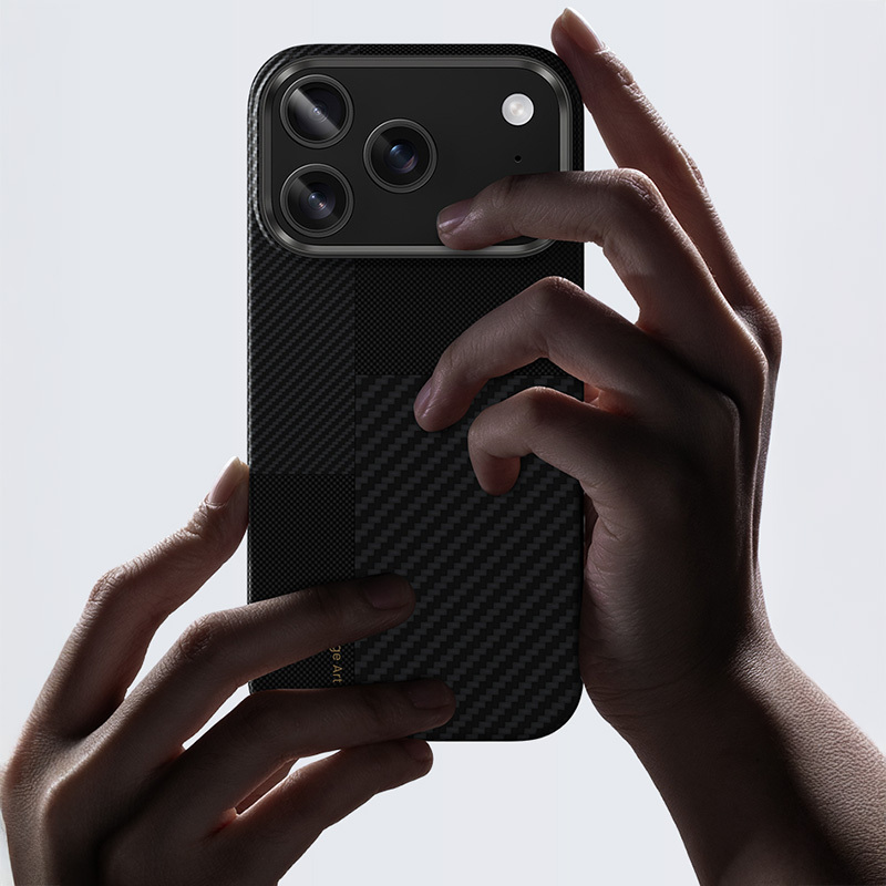 Benks Montage Magnetic Armor Air Kevlar Case Metal Frame 600D+1500D (MB69) for Apple iPhone 17 Pro , barva černá