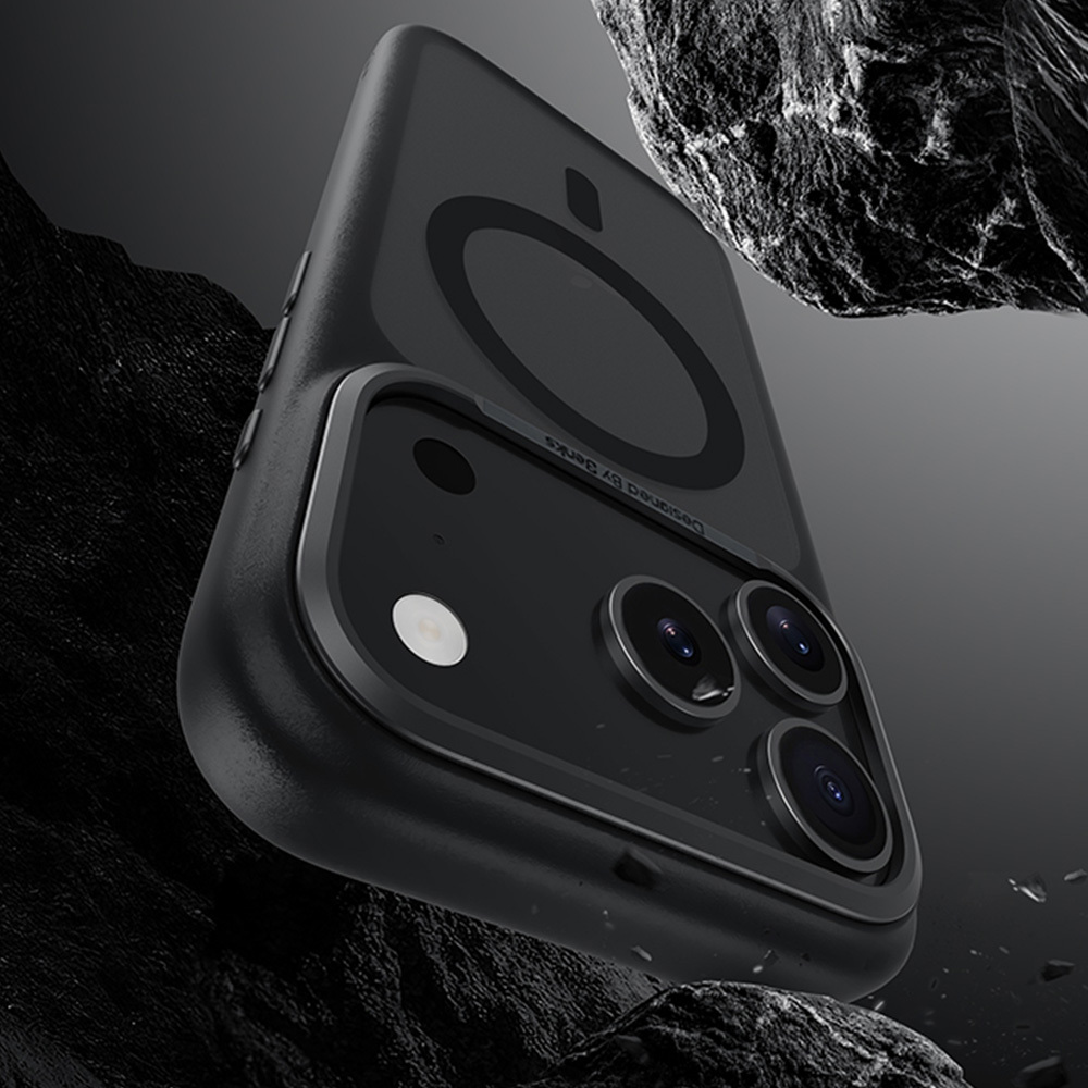 Benks Magnetic Mist Case Metal Frame (0068) for Apple iPhone 17 Air , barva bílá (Camera Control Button)