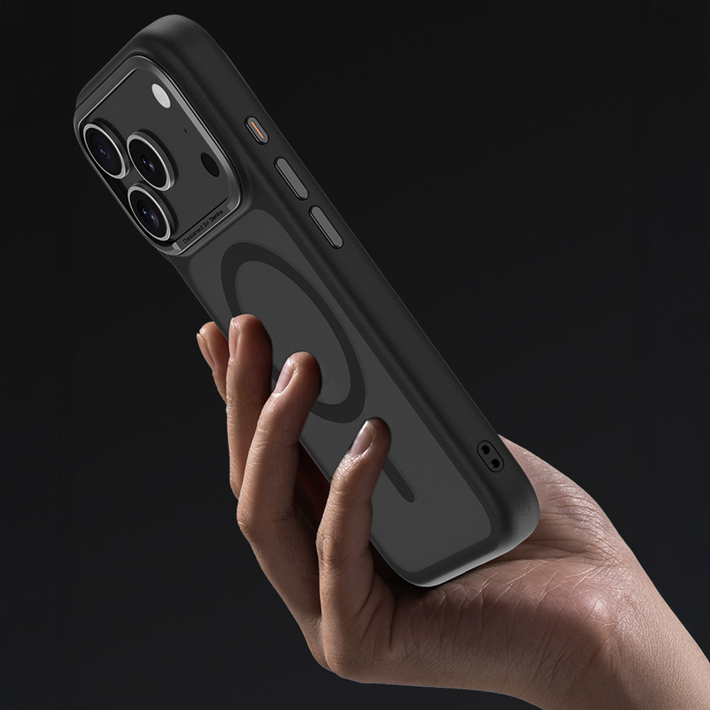 Benks Magnetic Mist Case Metal Frame (0068) for Apple iPhone 17 Air , barva bílá (Camera Control Button)